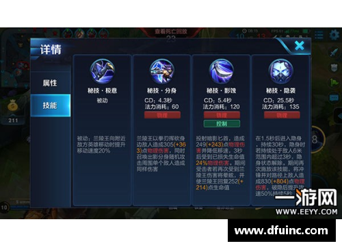 王者荣耀兰陵王全铭文及出装详解